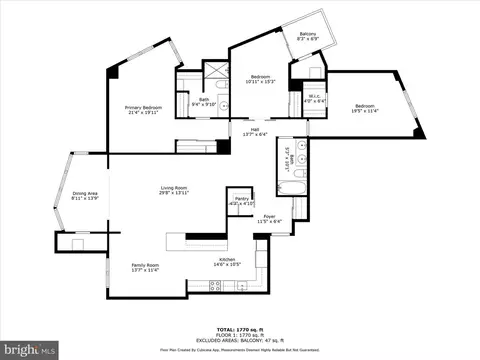 Floorplan - 8380 Greensboro Dr #626, Mclean, VA 22102 photo 1 of 1