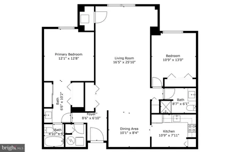 Floorplan - 7640 Provincial Dr #109, Mclean, VA 22102 photo 1 of 1