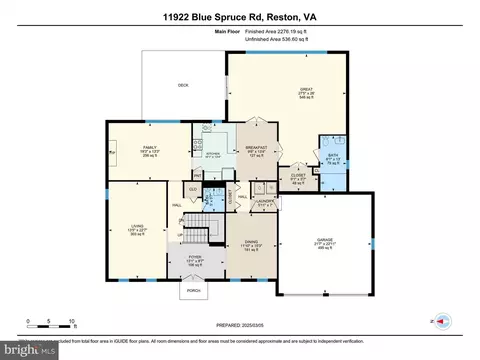 Floorplan - 11922 Blue Spruce Rd, Reston, VA 20191 photo 1 of 3