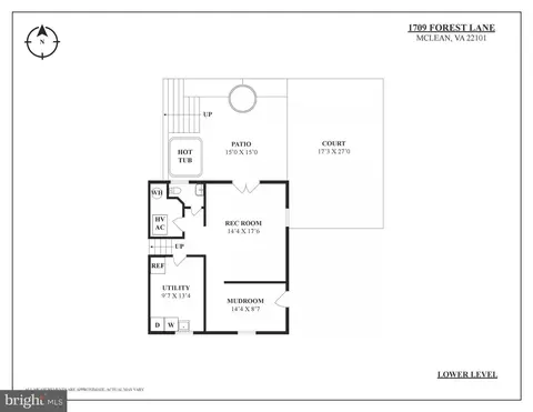 Floorplan - 1709 Forest Ln, Mclean, VA 22101 photo 5 of 5