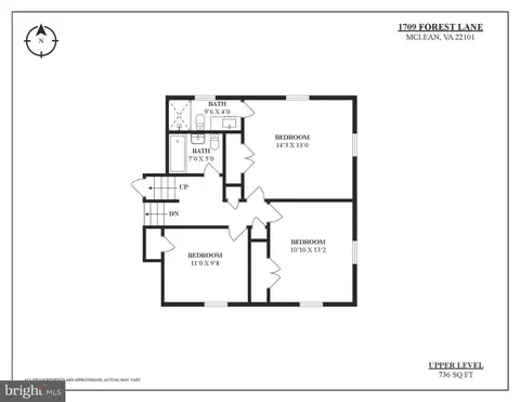 Floorplan - 1709 Forest Ln, Mclean, VA 22101 photo 4 of 5