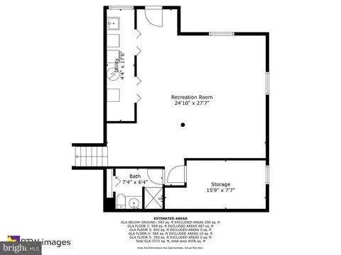 Floorplan - 1554 Forest Villa Ln, Mclean, VA 22101 photo 1 of 6