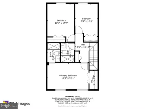 Floorplan - 6623 Burlington Pl, Springfield, VA 22152 photo 2 of 3