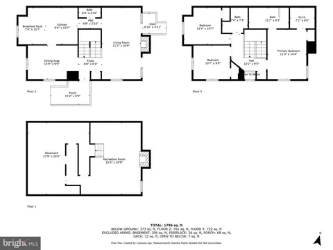 Floorplan - 7223 Olde Lantern Way, Springfield, VA 22152 photo 1 of 4