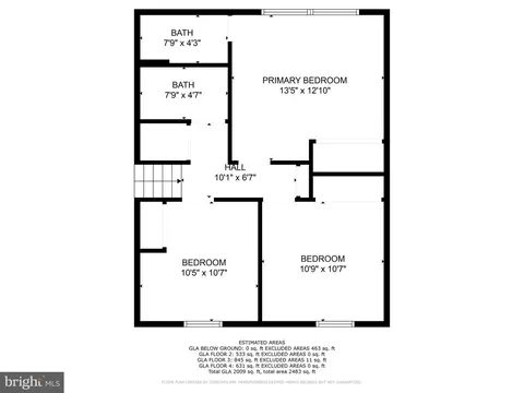 Floorplan - 7000 Bethnal Ct, Springfield, VA 22150 photo 2 of 5