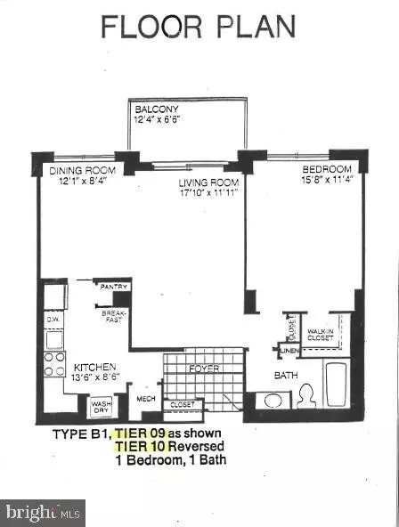 Floorplan - 1808 Old Meadow Rd #409, Mclean, VA 22102 photo 1 of 1
