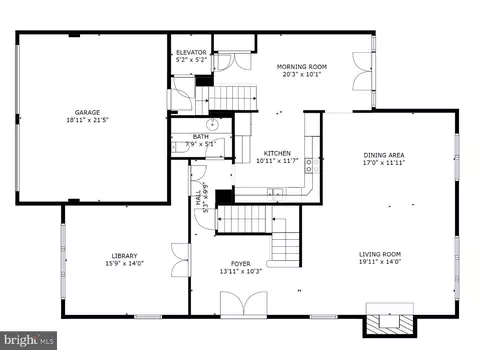 Floorplan - 1603 Aerie Ln, Mclean, VA 22101 photo 1 of 3