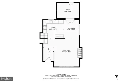 Floorplan - 6607 Edsall Rd, Springfield, VA 22151 photo 3 of 4