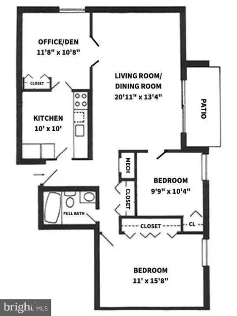 3101 S Manchester St #401, Falls Church, VA 22044