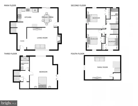 Floorplan - 1955 Foxhall Rd, Mclean, VA 22101 photo 6 of 6