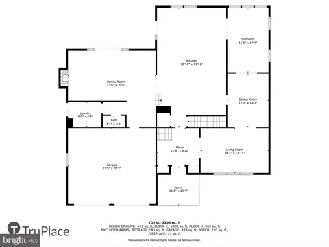 Floorplan - 8420 Reflection Ln, Vienna, VA 22182 photo 3 of 4