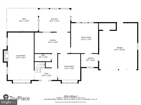 Floorplan - 6910 Sprouse Ct, Springfield, VA 22153 photo 2 of 3