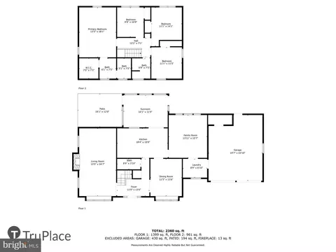 Floorplan - 6910 Sprouse Ct, Springfield, VA 22153 photo 1 of 3