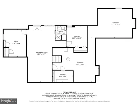 Floorplan - 6530 Heather Brook Ct, Mclean, VA 22101 photo 3 of 3
