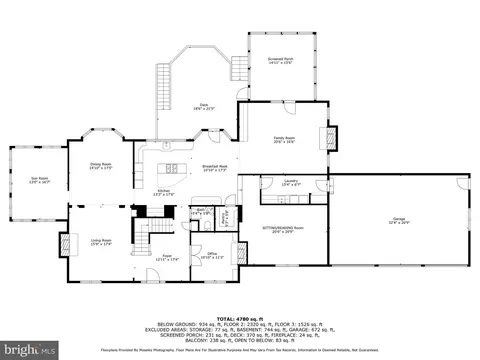 Floorplan - 6530 Heather Brook Ct, Mclean, VA 22101 photo 1 of 3