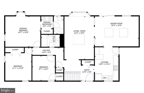 Floorplan - 6921 Ashbury Dr, Springfield, VA 22152 photo 1 of 2