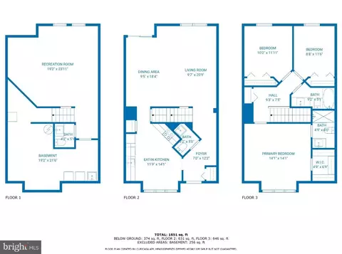 Floorplan - 9120 Galbreth Ct, Springfield, VA 22153 photo 3 of 4