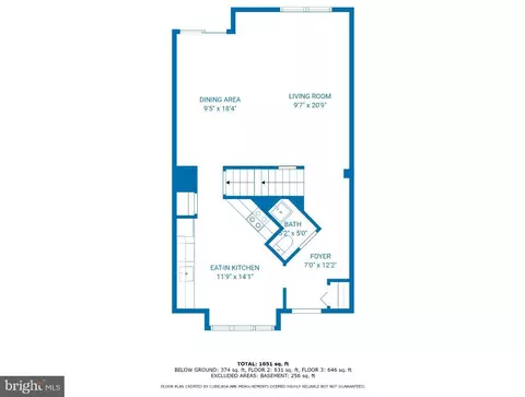 Floorplan - 9120 Galbreth Ct, Springfield, VA 22153 photo 1 of 4