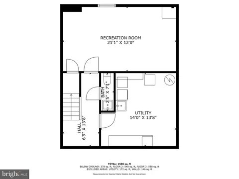 Floorplan - 8448 Kitchener Dr, Springfield, VA 22153 photo 1 of 3