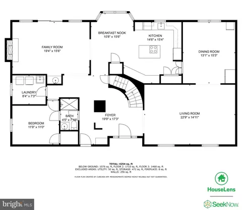 Floorplan - 6625 Weatheford Ct, Mclean, VA 22101 photo 3 of 4