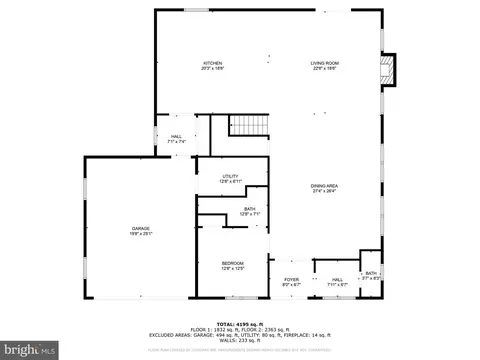Floorplan - 8118 Drayton Ln, Springfield, VA 22151 photo 1 of 3