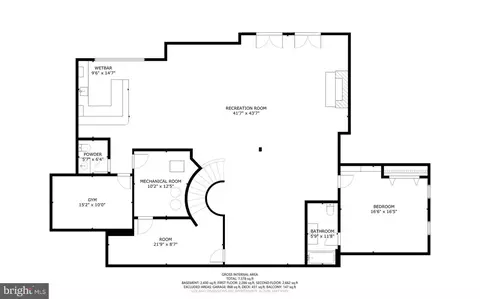 Floorplan - 6318 Georgetown Pike, Mclean, VA 22101 photo 1 of 3