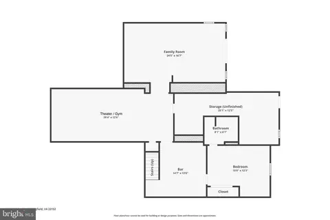 Floorplan - 8318 Oakford Dr, Springfield, VA 22152 photo 3 of 3
