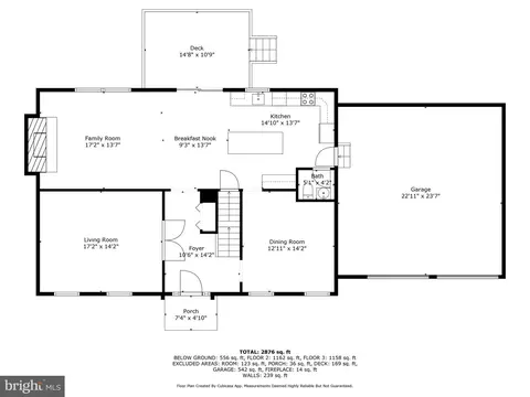 Floorplan - 7401 Loughboro Ln, Springfield, VA 22150 photo 3 of 4
