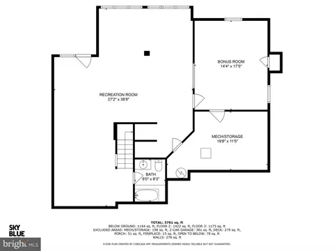 Floorplan - 1309 Murray Downs Way, Reston, VA 20194 photo 3 of 4