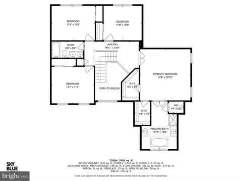Floorplan - 1309 Murray Downs Way, Reston, VA 20194 photo 2 of 4