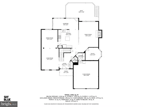 Floorplan - 1309 Murray Downs Way, Reston, VA 20194 photo 1 of 4