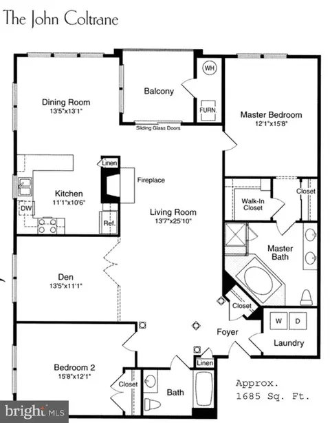 Floorplan - 7880 Rolling Woods Ct #104, Springfield, VA 22152 photo 1 of 1