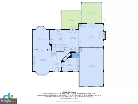 Floorplan - 3706 Rust Rd, Annandale, VA 22003 photo 2 of 4