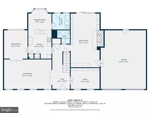 Floorplan - 1197 Meadow Green Ln, Mclean, VA 22102 photo 1 of 3