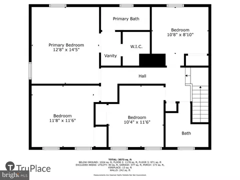 Floorplan - 8809 Shadowlake Way, Springfield, VA 22153 photo 4 of 4