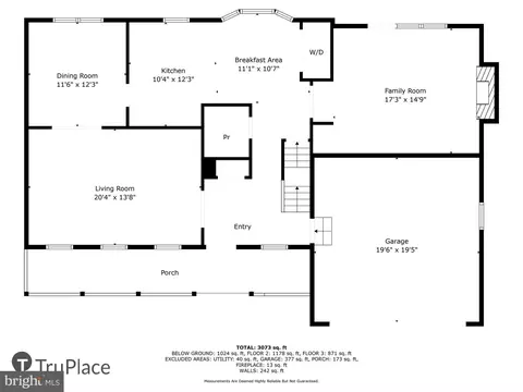 Floorplan - 8809 Shadowlake Way, Springfield, VA 22153 photo 3 of 4