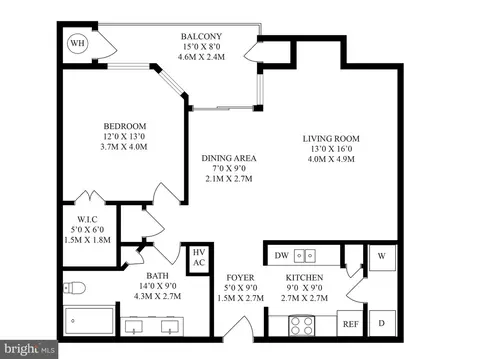 Floorplan - 1600 Spring Gate Dr #2406, Mclean, VA 22102 photo 1 of 1