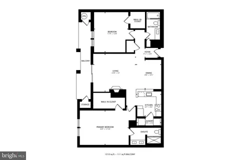 Floorplan - 1571 Spring Gate Dr #6208, Mclean, VA 22102 photo 1 of 1