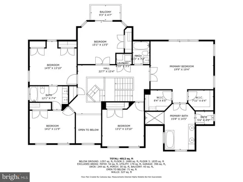 Floorplan - 6287 Willowfield Way, Springfield, VA 22150 photo 3 of 5