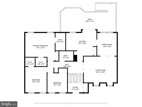 Floorplan - 8710 Whitson Ct, Springfield, VA 22153 photo 2 of 3