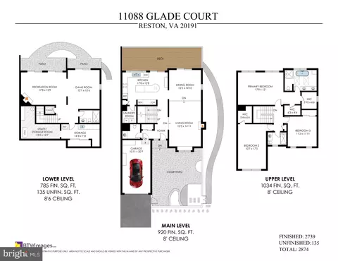 Floorplan - 11088 Glade Ct, Reston, VA 20191 photo 1 of 1