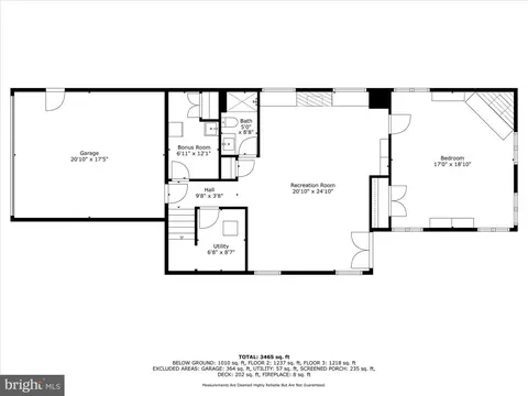 Floorplan - 6732 Baron Rd, Mclean, VA 22101 photo 1 of 3