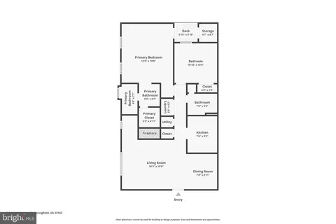 Floorplan - 7802 Harrowgate Cir #D, Springfield, VA 22152 photo 1 of 1