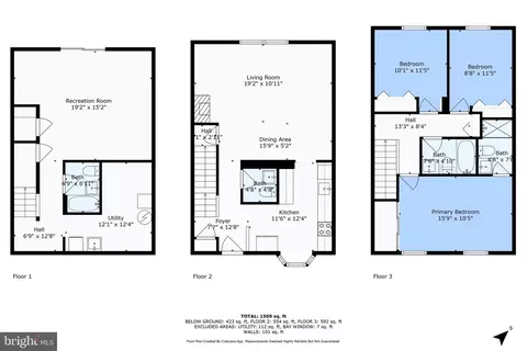 Floorplan - 6465 Blarney Stone Ct, Springfield, VA 22152 photo 4 of 4