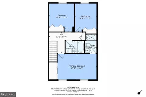 Floorplan - 6465 Blarney Stone Ct, Springfield, VA 22152 photo 3 of 4
