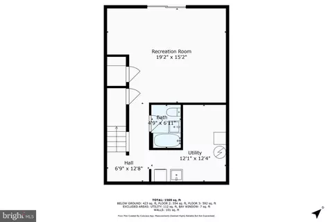 Floorplan - 6465 Blarney Stone Ct, Springfield, VA 22152 photo 2 of 4