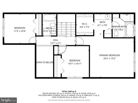 Floorplan - 1477 Hampton Hill Cir, Mclean, VA 22101 photo 2 of 4