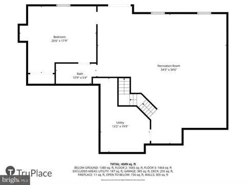 Floorplan - 7406 Arundel Pl, Springfield, VA 22153 photo 2 of 4