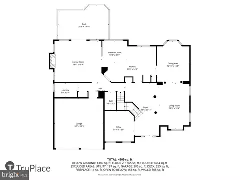 Floorplan - 7406 Arundel Pl, Springfield, VA 22153 photo 3 of 4