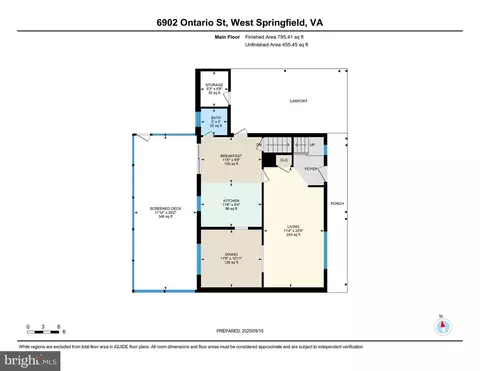Floorplan - 6902 Ontario St, Springfield, VA 22152 photo 1 of 3